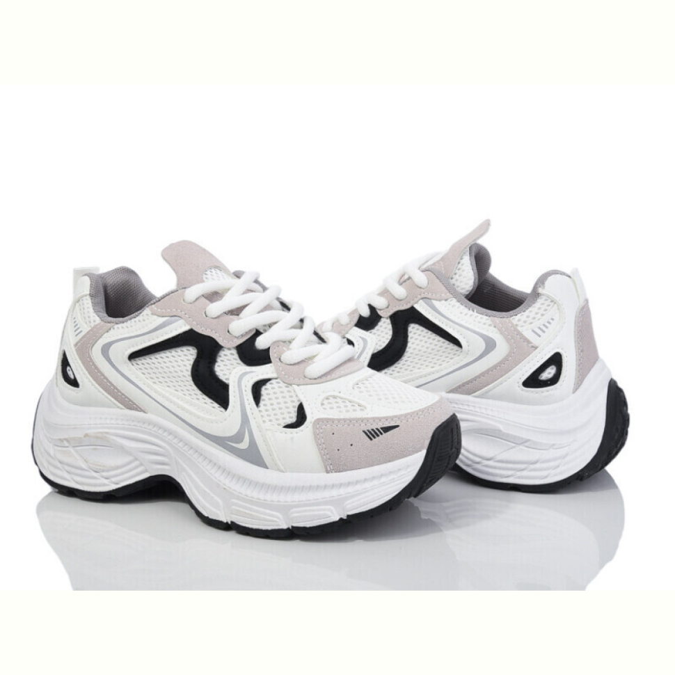Кроссовки Violeta 172-45-4 white-black