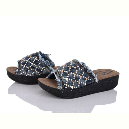 Шлепки Makers Shoes Gold Star джинс