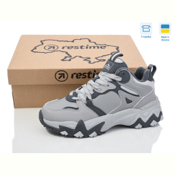 Кроссовки Restime CWZ24247 grey