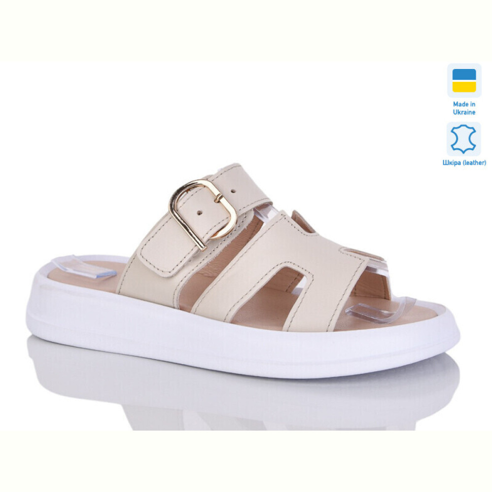 Шлепки Sali 515 беж к.