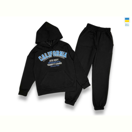 Спортивный костюм LiMa 2403 black-blue (128-152)