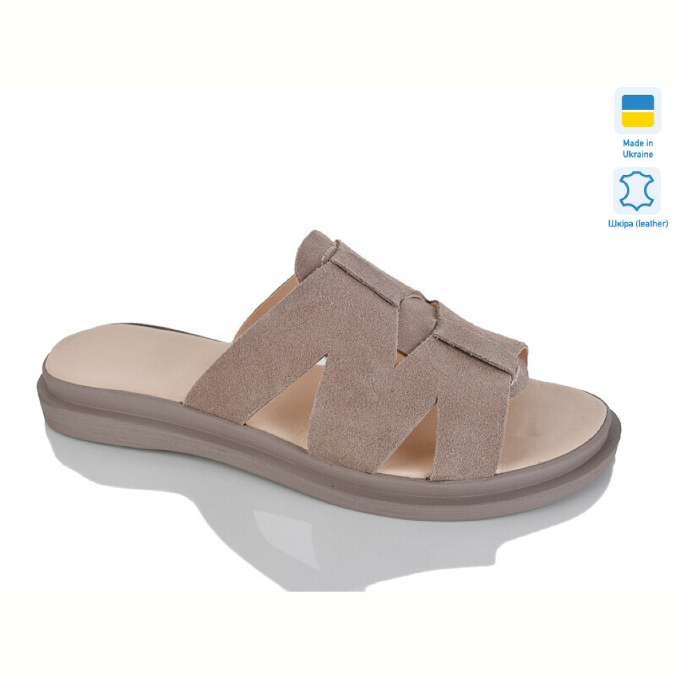 Шлепки Sali 54 капучин.з.