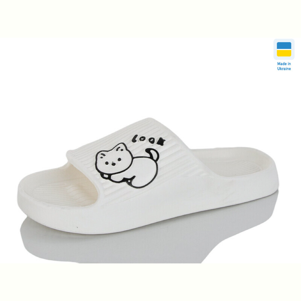 Шлепки M&L  Alex13 B104 білий