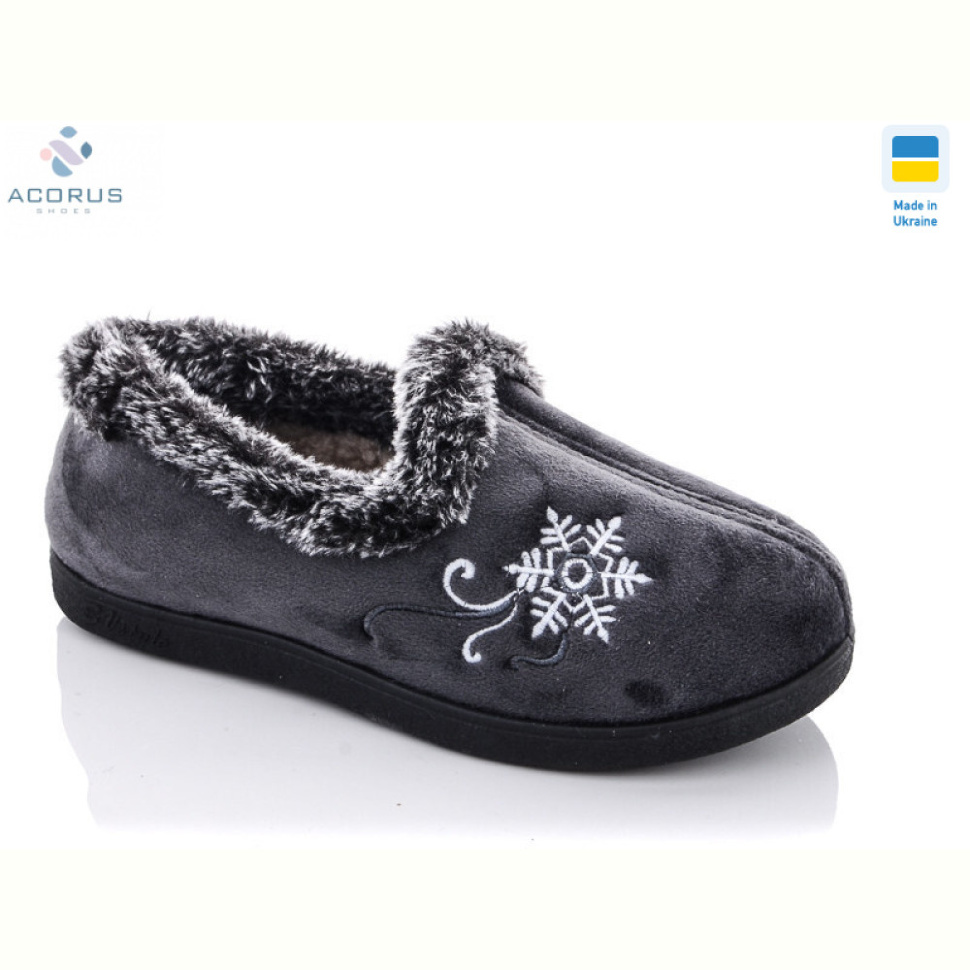 Тапки Acorus YB2202 grey
