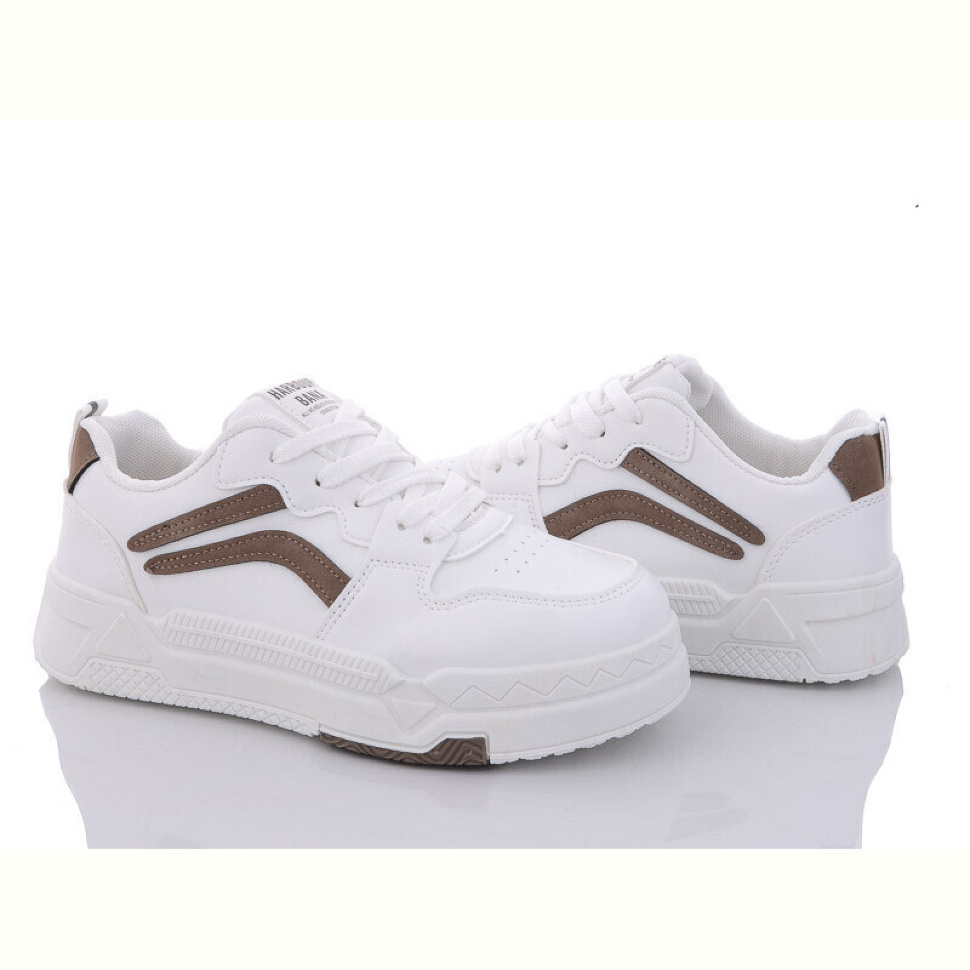 Кроссовки Violeta 45-95 white-khaki