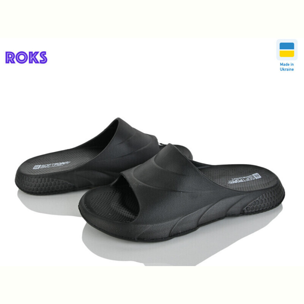 Шлепки Roks 132 чорний