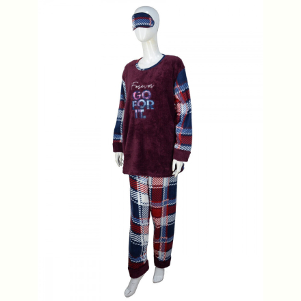 Пижама Nicoletta 8231 bordo
