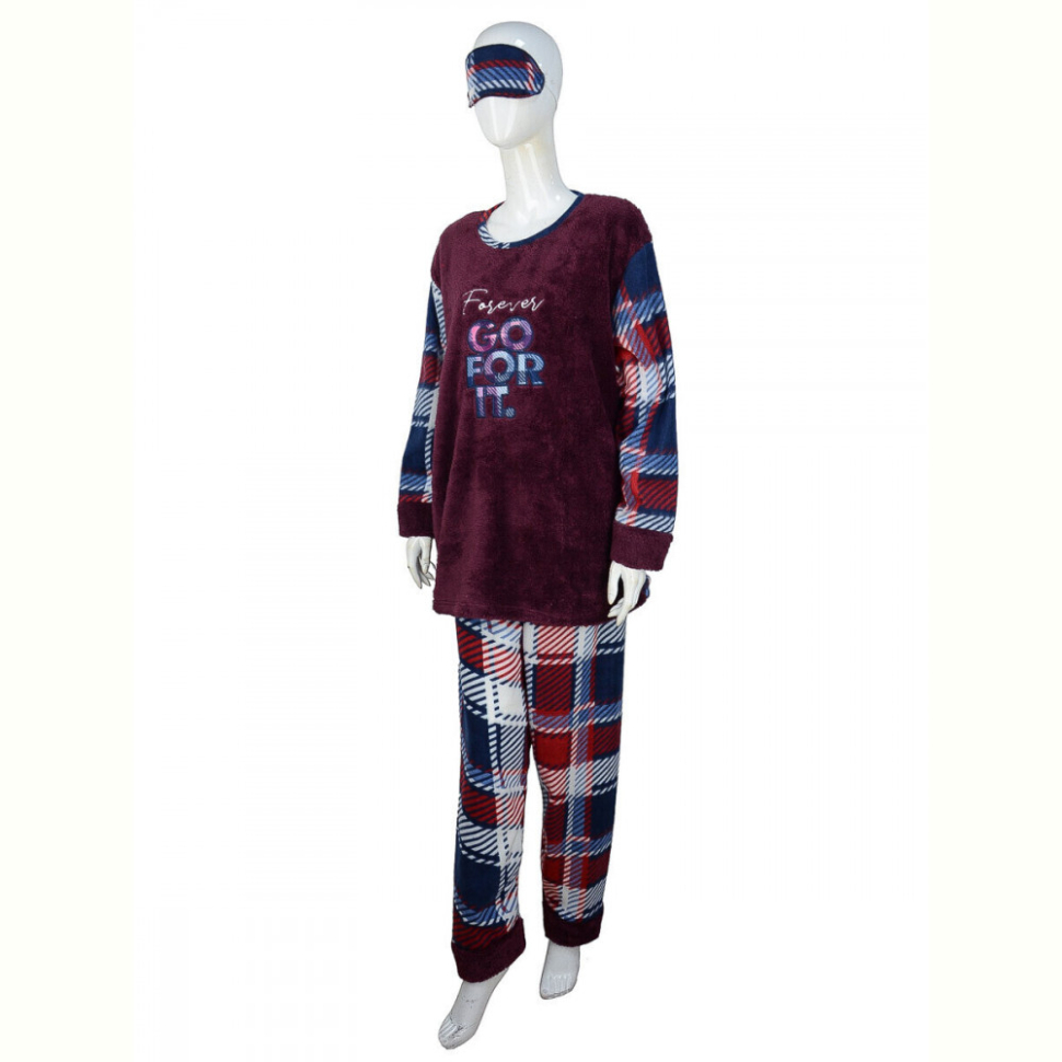 Пижама Nicoletta 8231 bordo