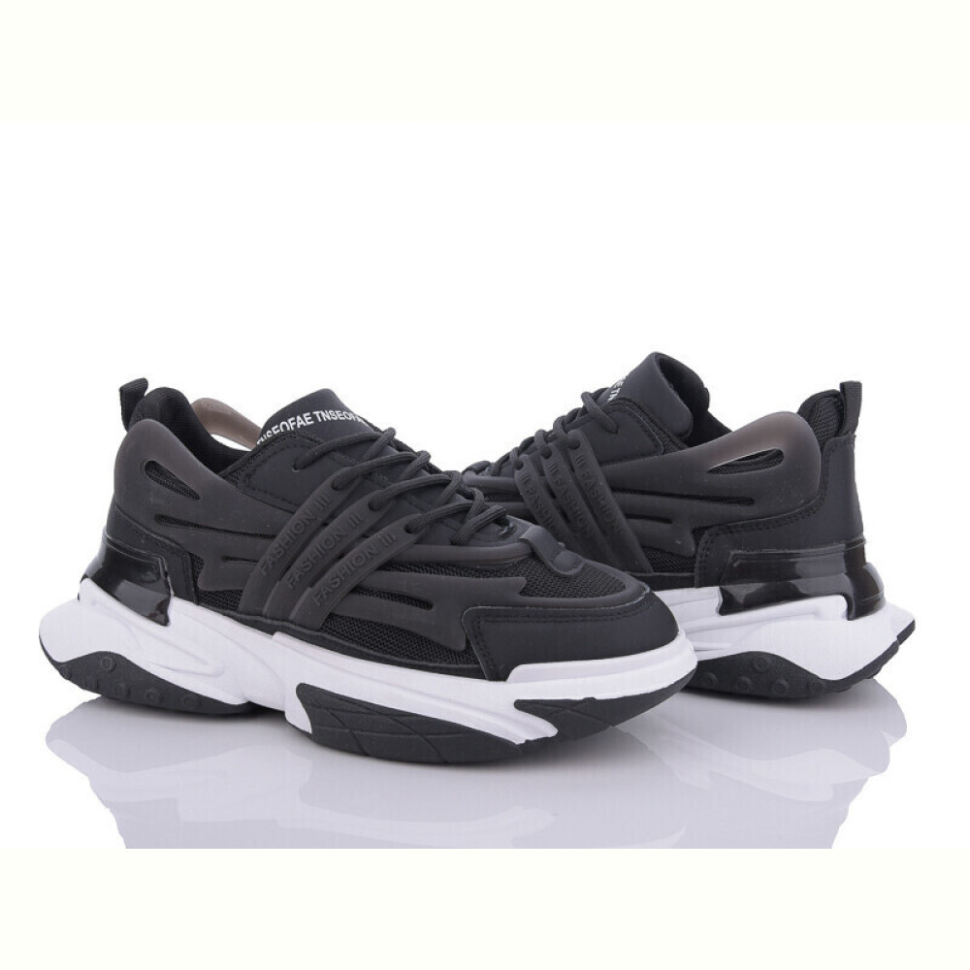 Кроссовки Violeta 149-37 black-white