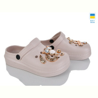 Кроксы Golden Lion 312-2 сова беж