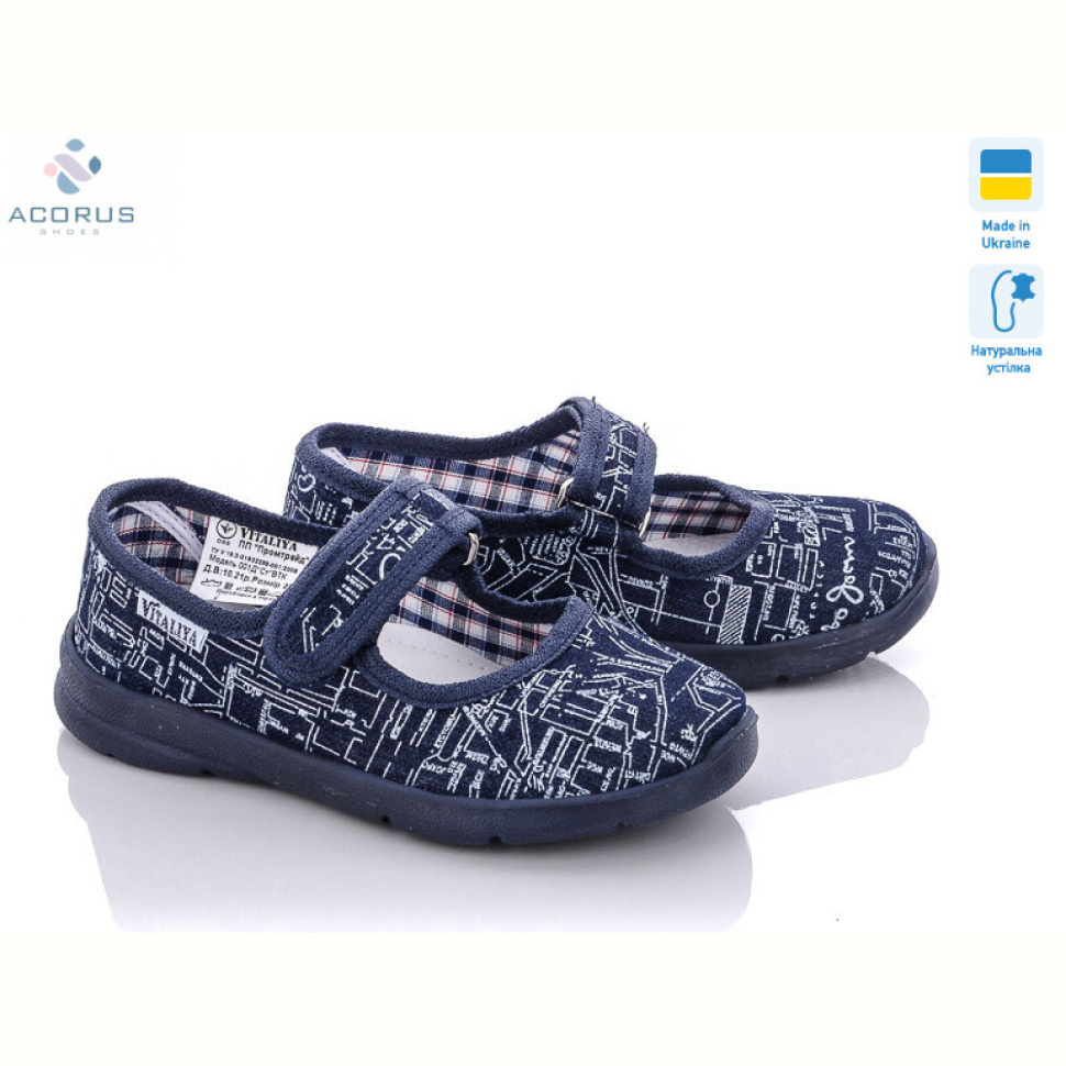 Тапки Acorus Школа город.