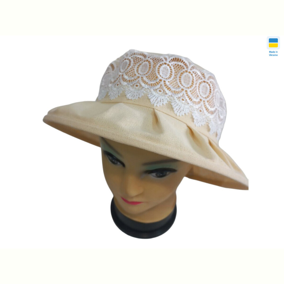 Шляпа Mabi 0909 бежевий
