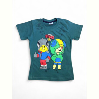 Футболка Kids-modnik 4084 т.зелений
