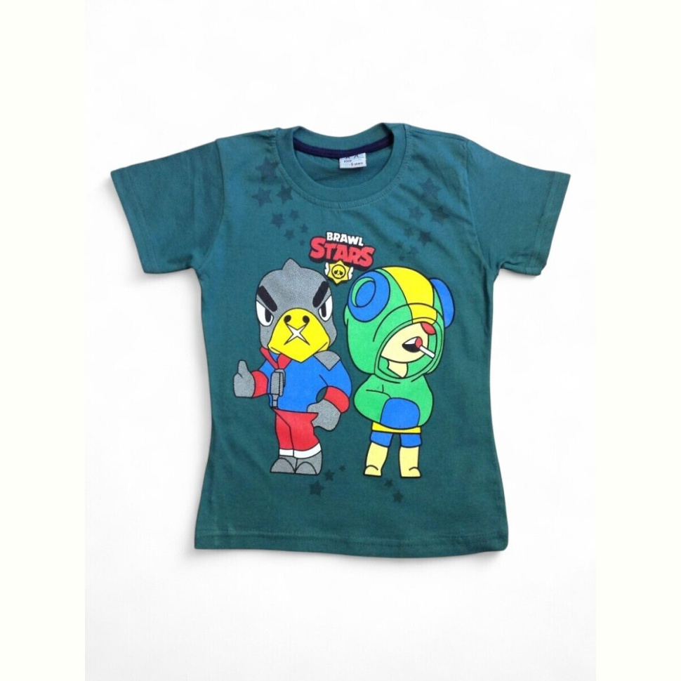Футболка Kids-modnik 4084 т.зелений