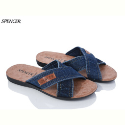 Шлепки Spencer 0301 джинс
