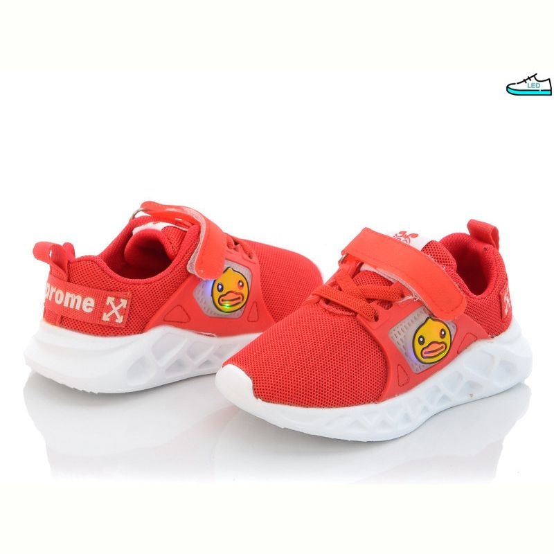 Кроссовки Class Shoes BD-С095-4 красный LED
