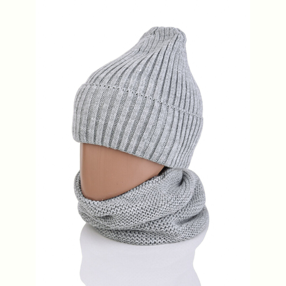 Шапка Королева 9-25 grey Шапка Королева 9-25 grey