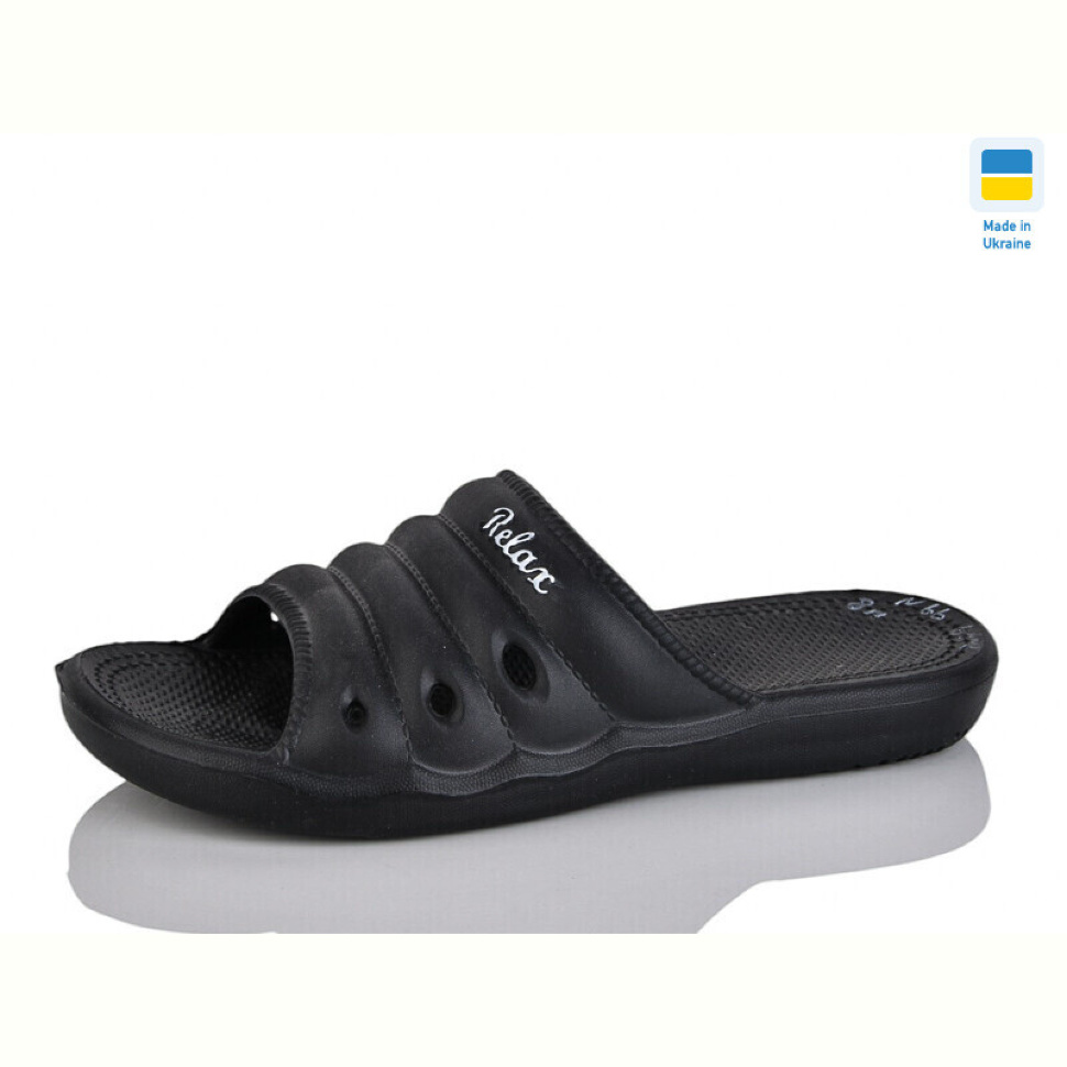 Шлепки Lot Shoes N066 чорний Шлепки Lot Shoes N066 чорний