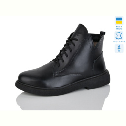 Ботинки Sali 3-1 чорний к. хутро