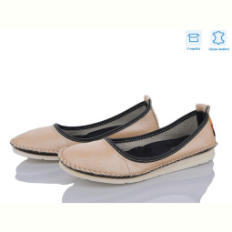 Балетки Захар-Gold K0208-5056 шкіра уцінка