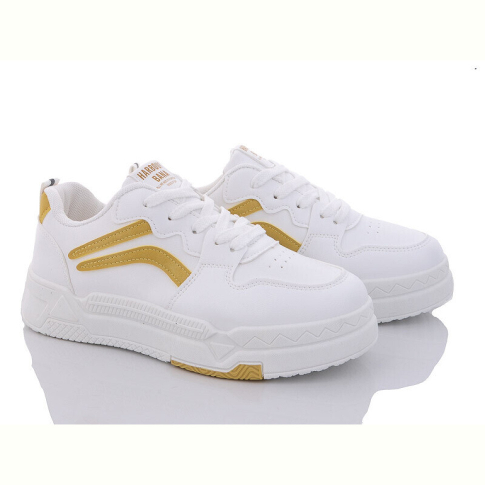 Кроссовки Violeta 45-95 white-yellow