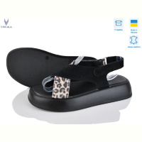 Босоножки Viscala 23211 ч.з.+лео нуб.