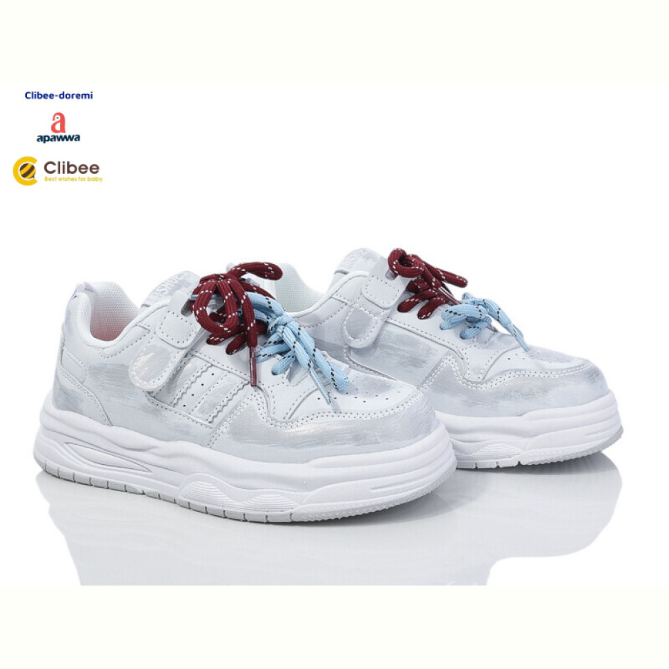 Кроссовки Clibee-Doremi Z169 white-grey