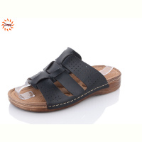 Шлепки Jumay Lexus 3 смужки чорний