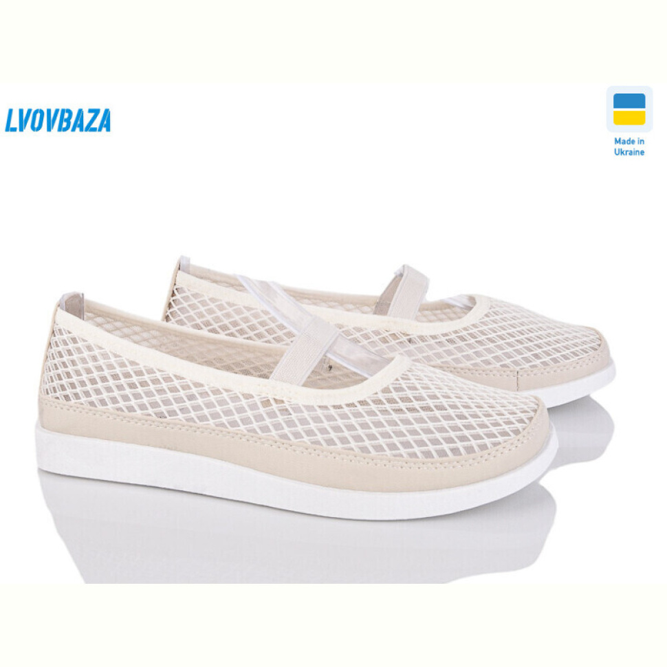 Балетки Lvovbaza Paolla Б2 бежевий