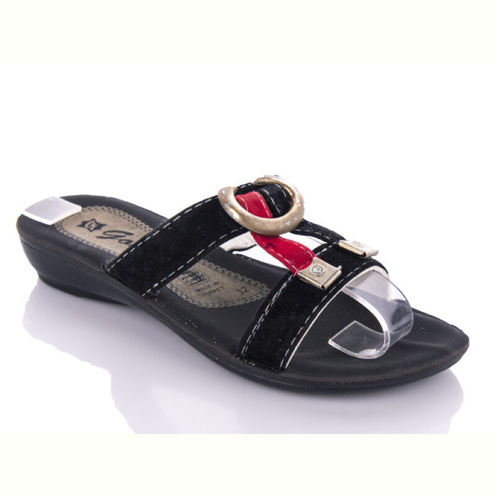 Шлепки DeMur K26-1512 black (30-35)