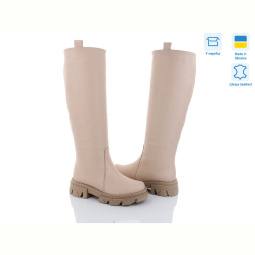 Сапоги Mona Lisa 101 бежевий к демі