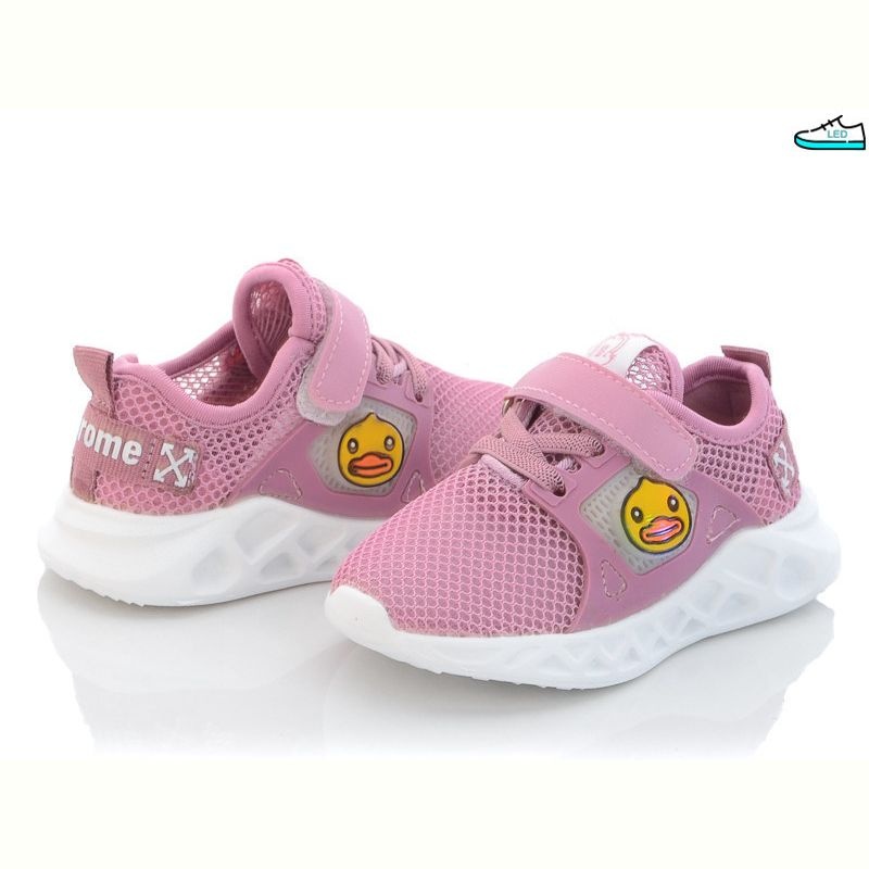 Кроссовки Class Shoes BD-C095-1 розовый LED