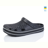 Кроксы M&L  Alex13 ML51 чорний ч.п.