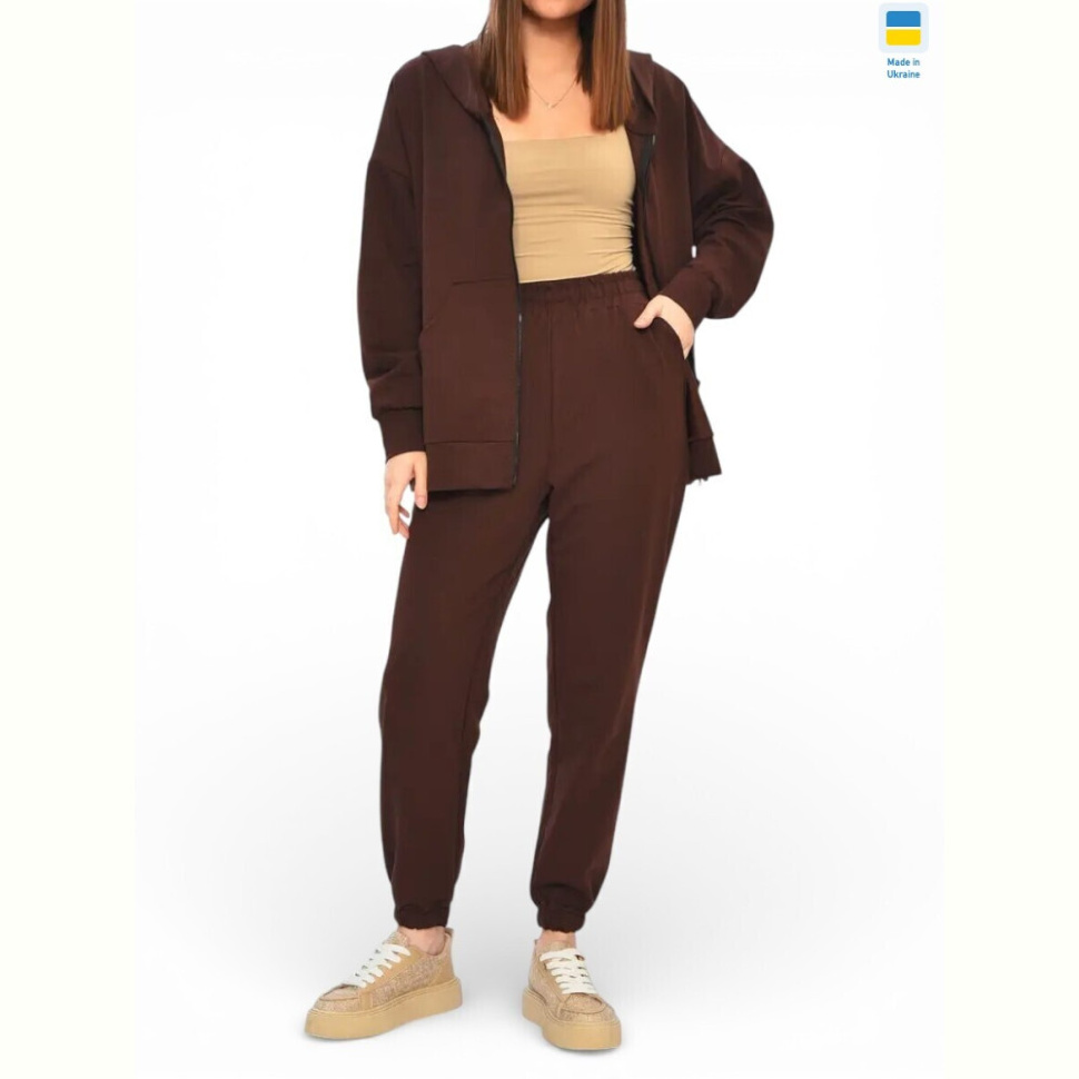 Спортивный костюм Sport style 111-1023 шоколад