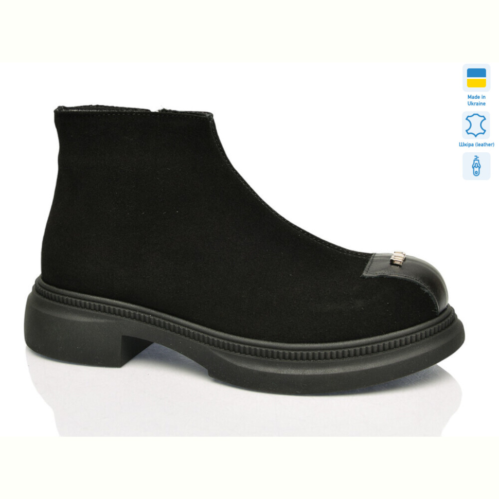 Ботинки Sali 616 чорний з. демі