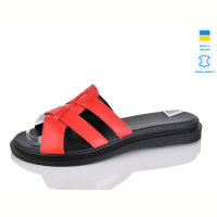 Шлепки Sali 502 червоний к.