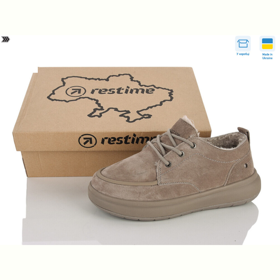 Кроссовки Restime AWZ26804 beige