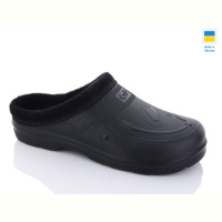 Тапки Progress Верта сабо М чорний ВМ33