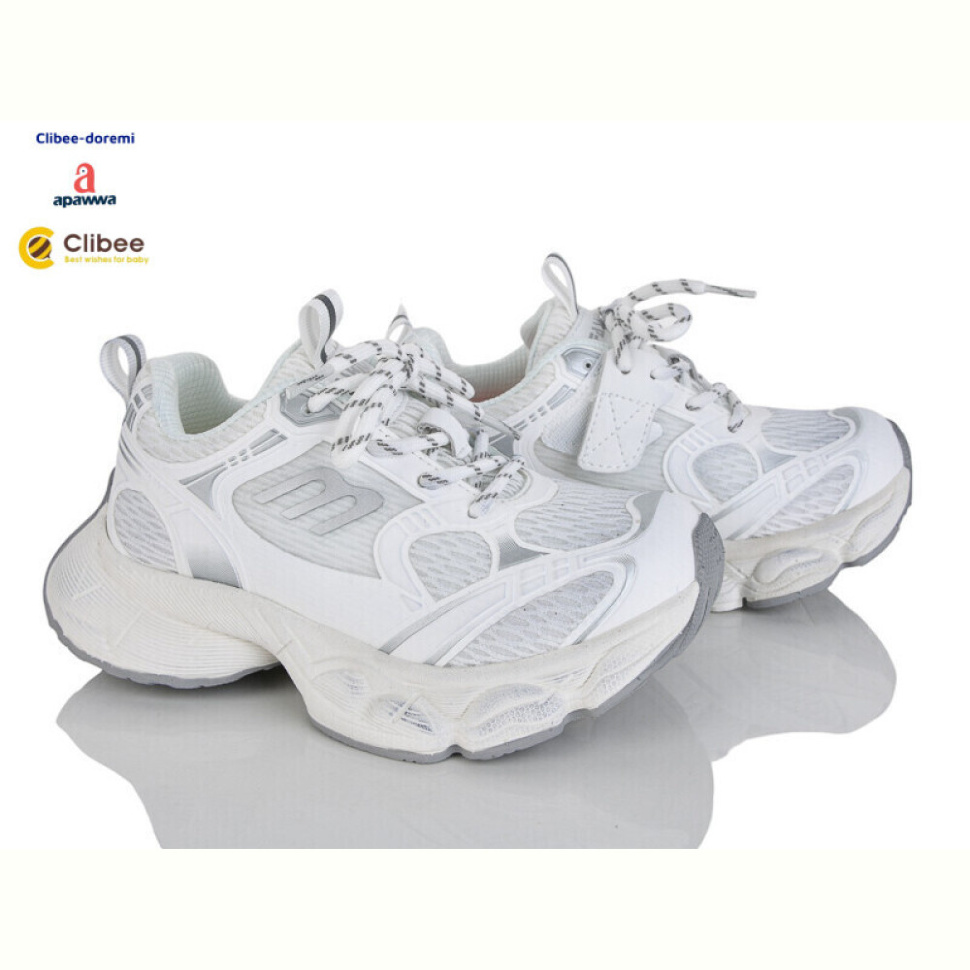 Кроссовки Clibee-Doremi 59A6002 white-grey Кроссовки Clibee-Doremi 59A6002 white-grey