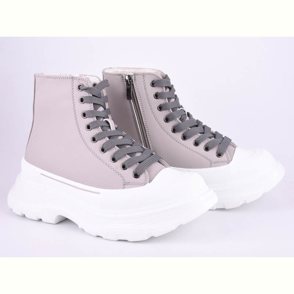 Ботинки Violeta 166-31 grey-white