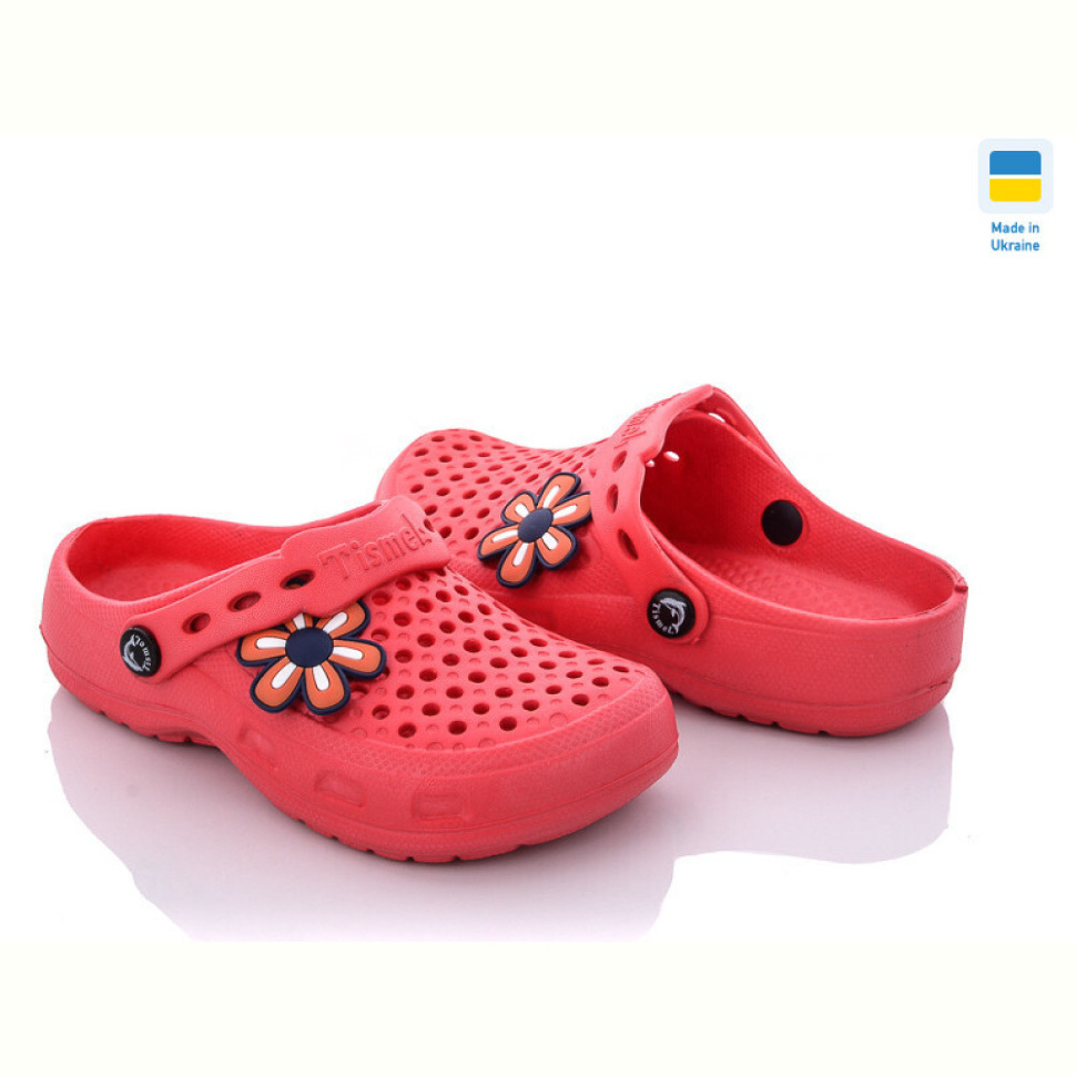 Кроксы Vladimir ТС Укр крокси червоні(28-35)
