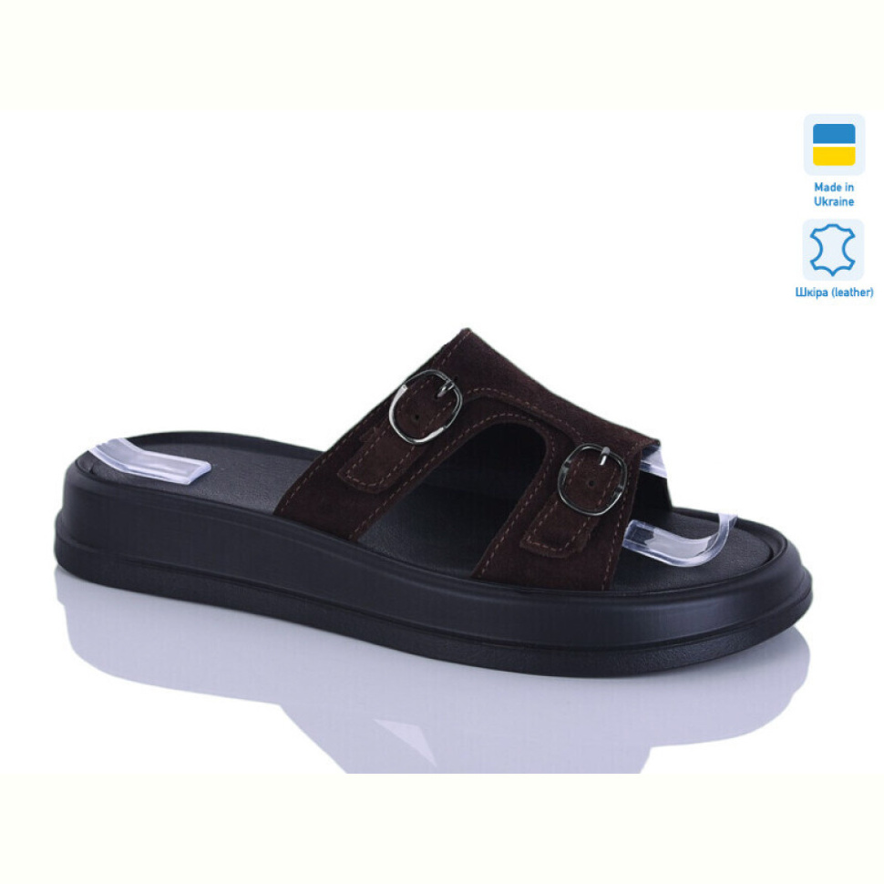 Шлепки Sali 11 шоколад з. Шлепки Sali 11 шоколад з.