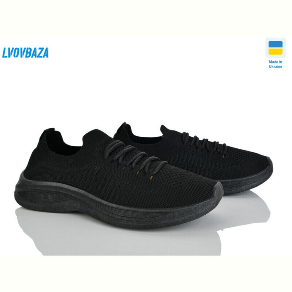 Кроссовки Lvovbaza B&R 7005 чорний