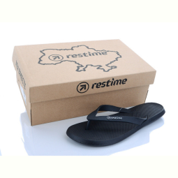 Шлепки Restime MML22621 black