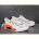 Кроссовки Violeta S24(L-1) white-orange