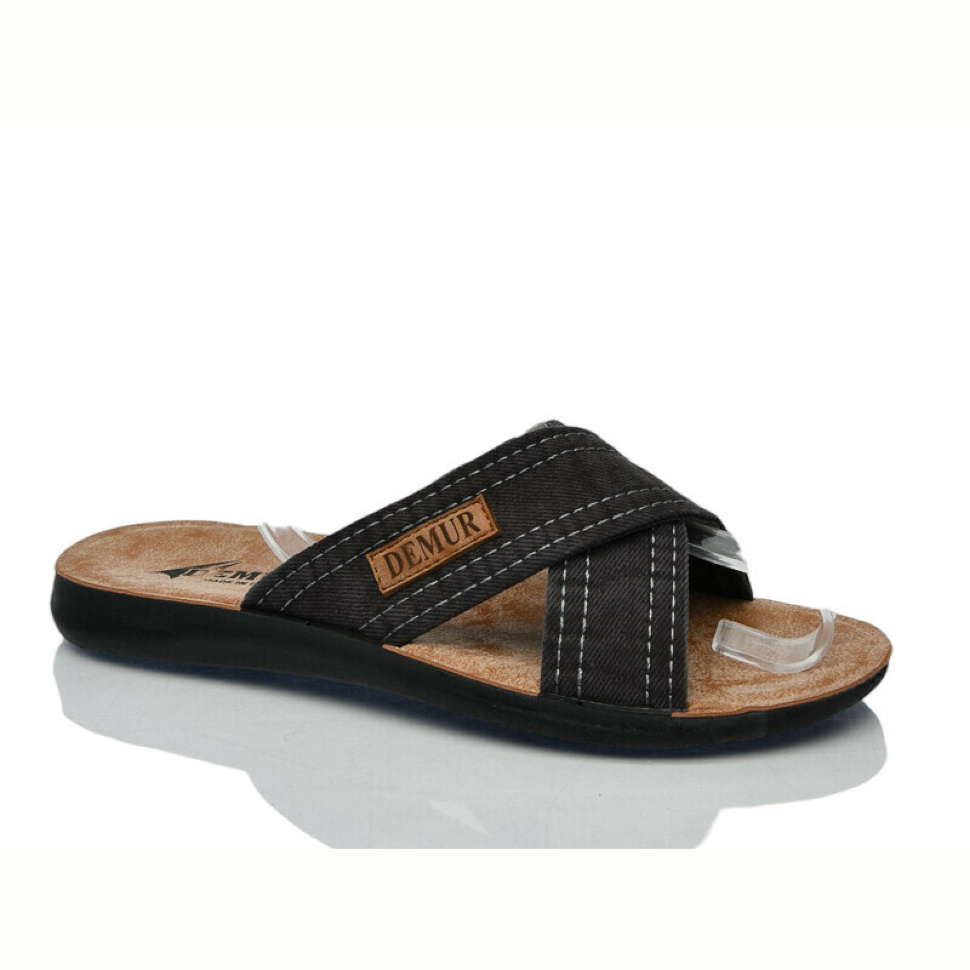 Шлепки DeMur MВ26-2-2424 чорний