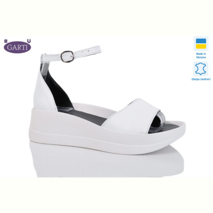 Босоножки Garti 0199 біла шкіра