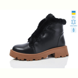 Ботинки Sali 333 чорний к карам-п.зима