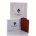 Визитница GLAMORTA DV01-2316 red