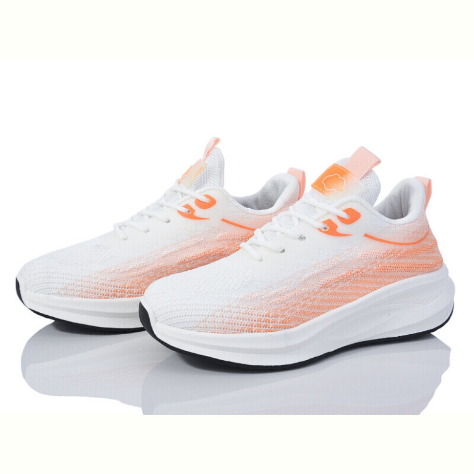 Кроссовки Violeta 176-33 white-orange